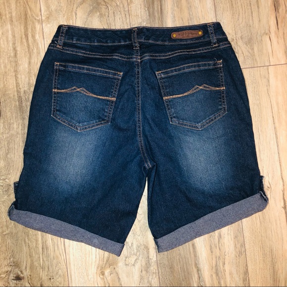 Ruff Hewn Bermuda Denim Shorts - Picture 6 of 8